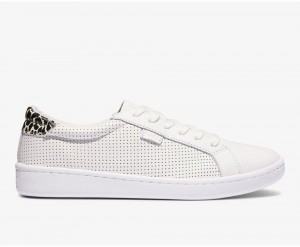 Keds Ace Deri White/Leopard Kadın Spor Ayakkabı Beyaz Leopar | IED324518