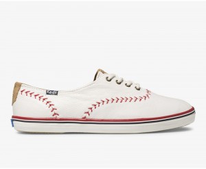 Keds Champion Pennant Deri Kadın Spor Ayakkabı Beyaz | MFU381209