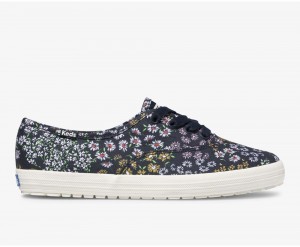 Keds Champion TRX Floral Kadın Spor Ayakkabı Lacivert | XNY162597