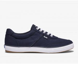 Keds Courty II Kanvas Kadın Spor Ayakkabı Lacivert | PQH467105