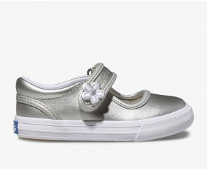 Keds Ella Mary Jane Kiz Çocuk Slip On Gümüş | LJX403752