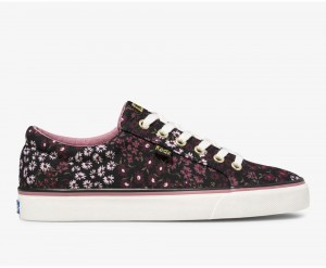 Keds Jump Kick Floral Kadın Spor Ayakkabı Siyah Renkli | LIR461875