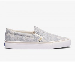 Keds Jump Kick Slip Chambray Kadın Slip On Mavi | IJE296410