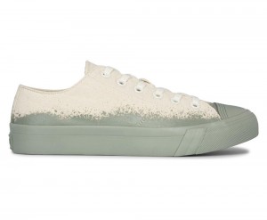 Keds Royal Lo Spray Foxing Erkek Spor Ayakkabı Bej Rengi Yeşil | SXT197208