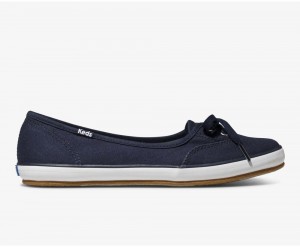 Keds Teacup Twill Kadın Slip On Lacivert | DZK491528