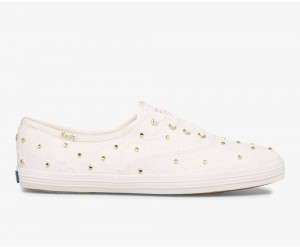 Keds x Kate Spade New York Champion Bridal Dantel Kadın Spor Ayakkabı Beyaz | WSI165284