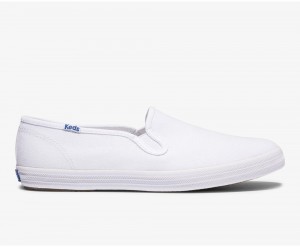 Keds x Organic Pamuklu Champion Kadın Slip On Beyaz | YNZ265701