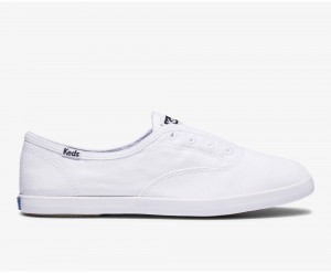 Keds x Organic Pamuklu Chillax Basics Kadın Slip On Beyaz | TID527014