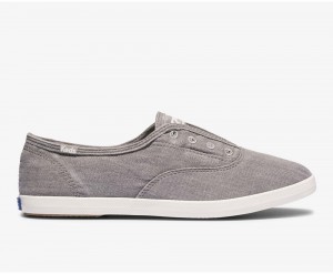 Keds x Organic Pamuklu Chillax Washable Kadın Slip On Gri | KGU146352