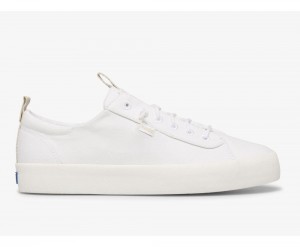 Keds x Organic Pamuklu Kickback Kadın Slip On Beyaz | IRC072358