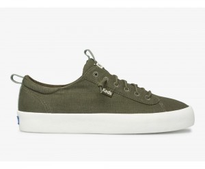 Keds x Organic Pamuklu Kickback Washable Kadın Slip On Yeşil | FLU598147