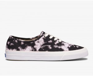 Keds x Organic Pamuklu Surfer Tie Dye Kadın Spor Ayakkabı Siyah Mor | BIU817420