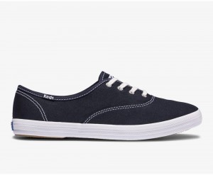 Keds x Organic Pamuklu Washable Champion Kadın Spor Ayakkabı Lacivert | WIQ569278