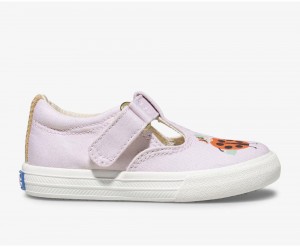 Keds x Rifle Paper Co. Daphne Lady Bug Kiz Çocuk Slip On Pembe | KCF760941