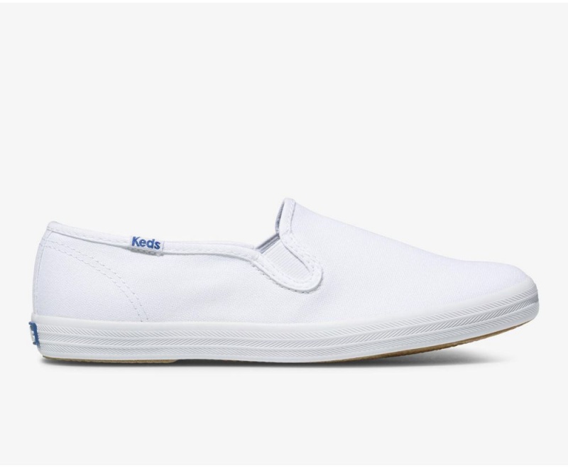 Keds Champion Kadın Slip On Beyaz | JXT506134