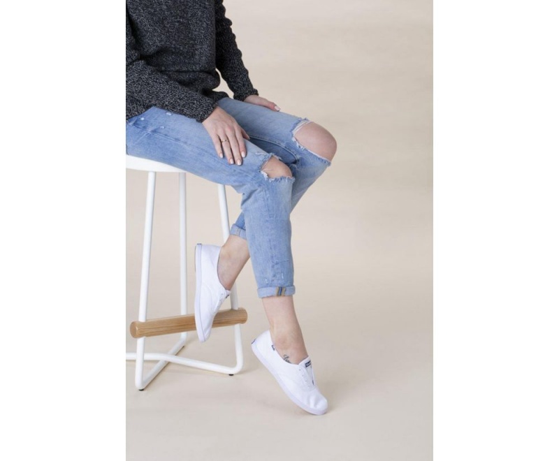 Keds Chillax Basics Kadın Slip On Beyaz | LMQ085237