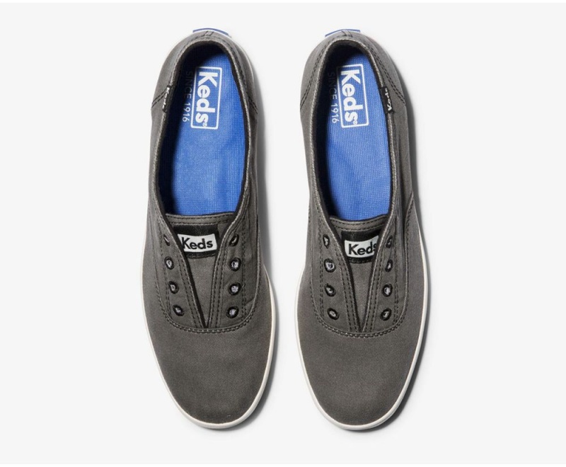 Keds Chillax Seasonal Washable Kadın Slip On Gri | WQM149038