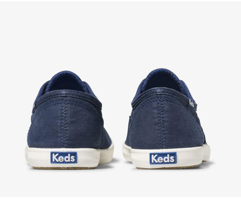 Keds Chillax Seasonal Washable Kadın Slip On Mavi | XYB674235