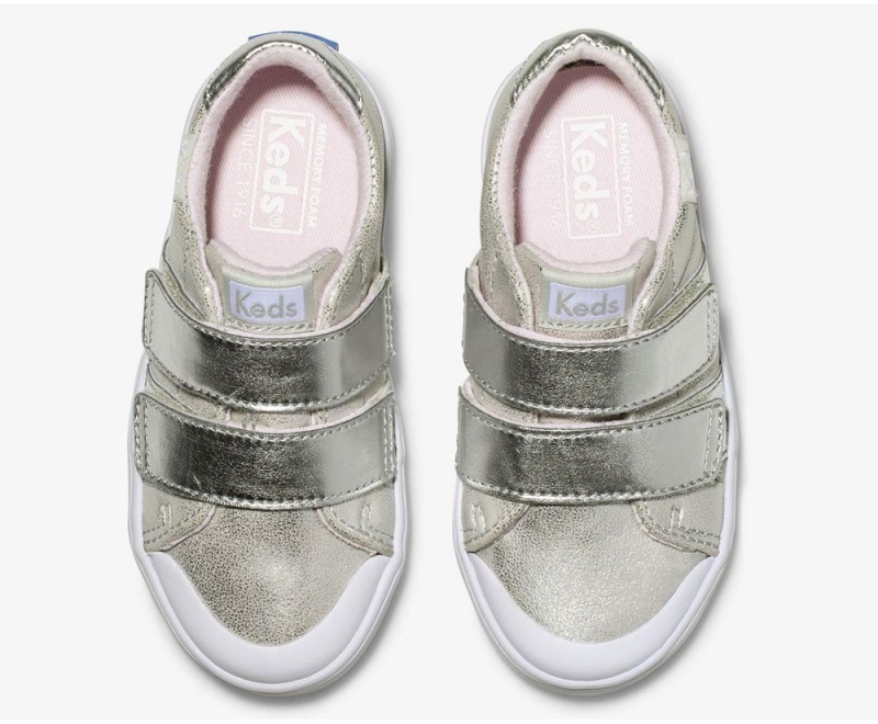 Keds Courtney Kiz Çocuk Slip On Gümüş | YZT192348