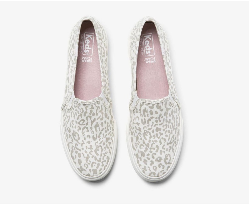 Keds Double Decker Animal Kadın Slip On Leopar | AIL250416