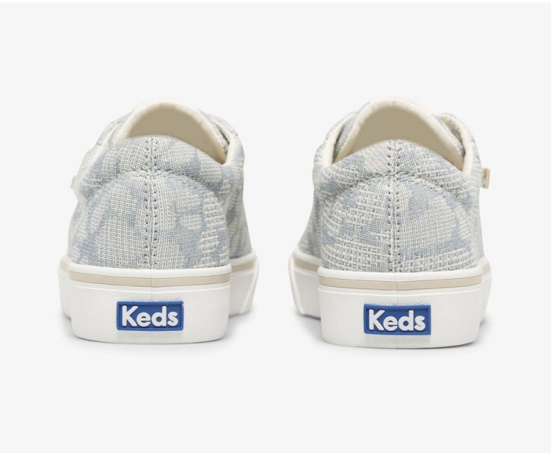 Keds Jump KickChambray Kadın Spor Ayakkabı Mavi | VQJ817693