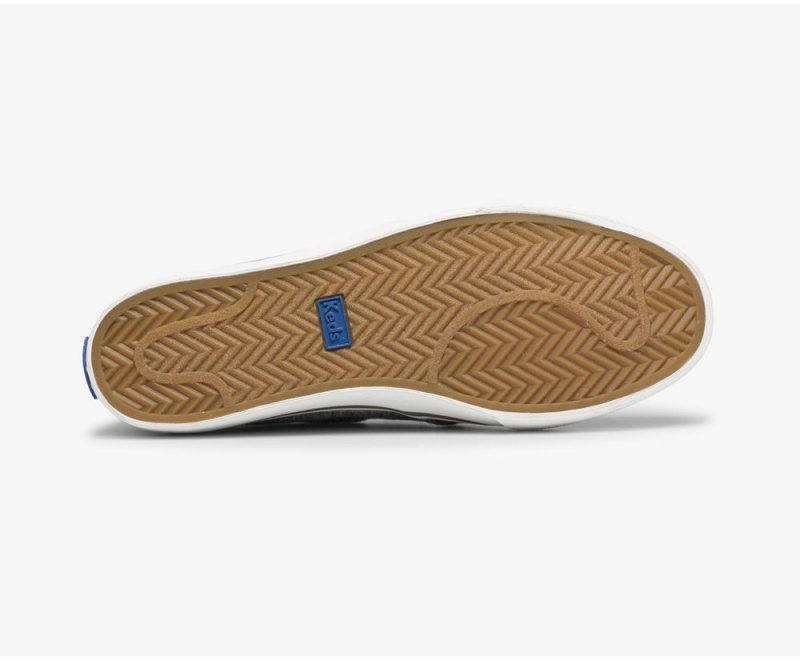 Keds Jump Kick Slip Jersey Kadın Slip On Gri | TKF913042