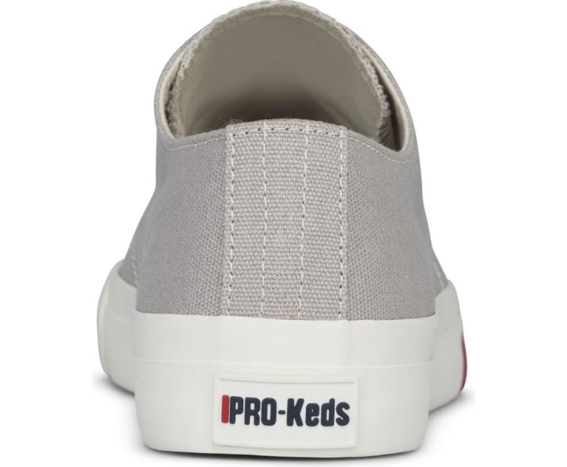 Keds Royal Lo Kanvas Erkek Spor Ayakkabı Gri | BIK798420