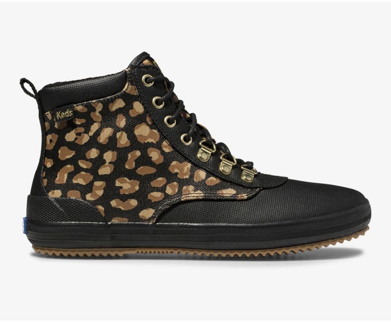 Keds Scout Boot II Su Kadın Yağmur Çizmesi Leopar | ASB247935