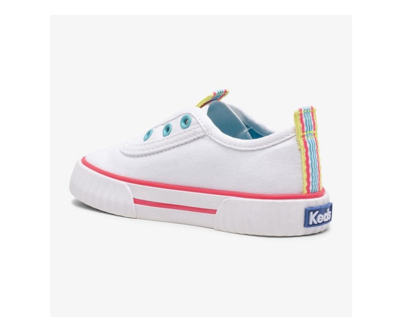 Keds Topkick Washable Jr. Kiz Çocuk Slip On Beyaz | HTV723165