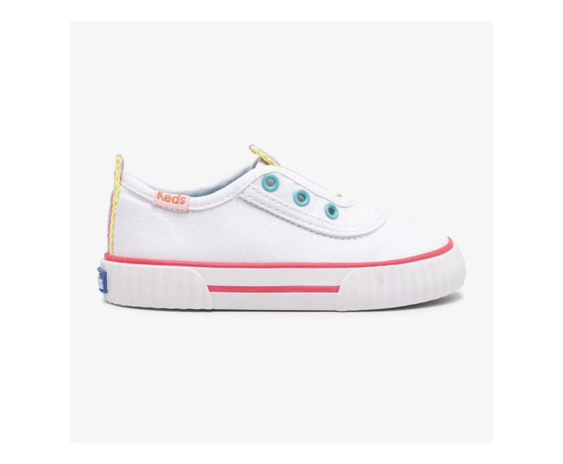 Keds Topkick Washable Jr. Kiz Çocuk Slip On Beyaz | HTV723165