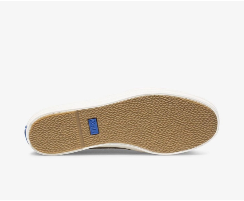 Keds Triple Decker Süet Kadın Slip On Gri | CDQ429608