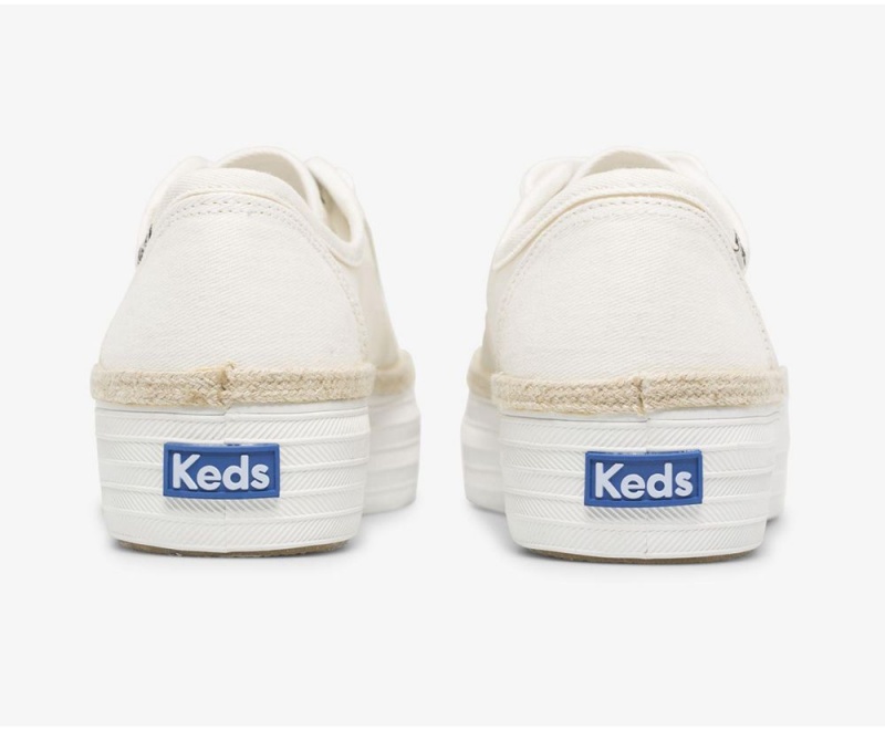 Keds Triple Kick Monomesh Kadın Spor Ayakkabı Beyaz | BZJ738519