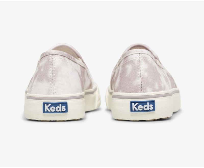 Keds Washable Double Decker Tie Dye Kadın Slip On Mor | GZE238946