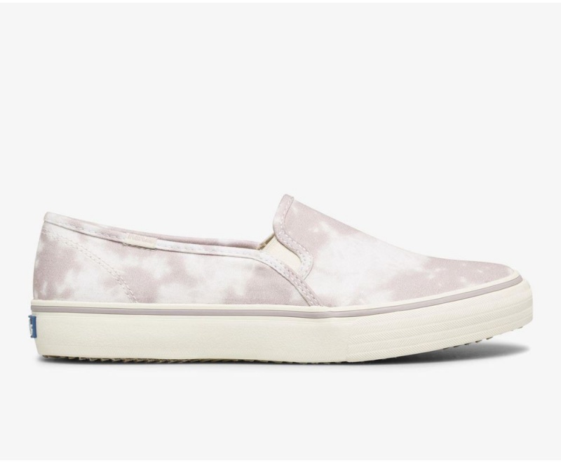 Keds Washable Double Decker Tie Dye Kadın Slip On Mor | GZE238946