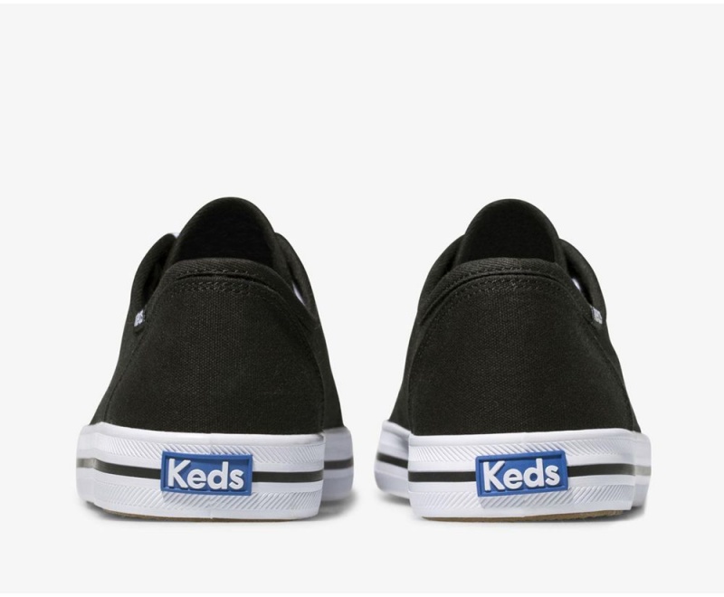 Keds Washable Kickstart Kadın Spor Ayakkabı Siyah Beyaz | WAG354186