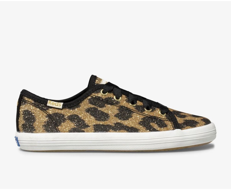 Keds x Kate Spade New York Kickstart Kiz Çocuk Spor Ayakkabı Leopar | ZQS874965