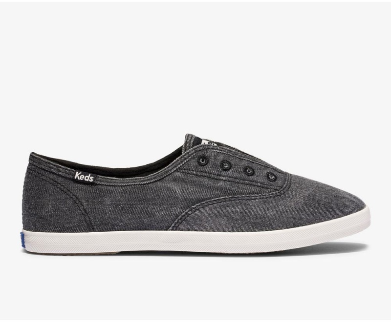 Keds x Organic Pamuklu Chillax Washable Kadın Slip On Gri | KOY692048