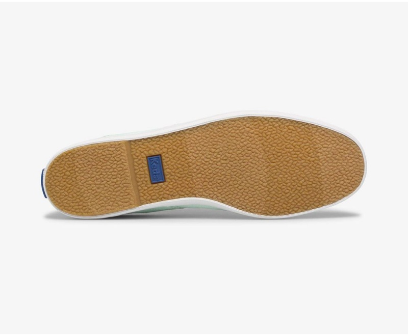 Keds x Organic Pamuklu Chillax Washable Kadın Slip On Yeşil | CSJ423958