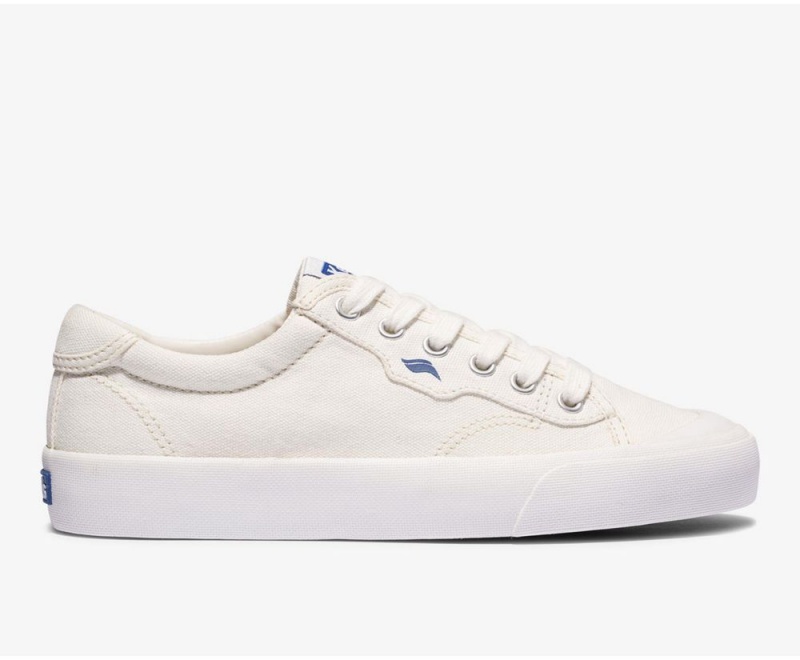 Keds x Organic Pamuklu Crew Kick 75 Kadın Spor Ayakkabı Beyaz | TJK406193