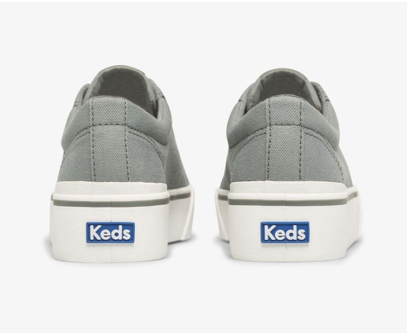 Keds x Organic Pamuklu Jump Kick Duo Kadın Spor Ayakkabı Yeşil | RUS496237