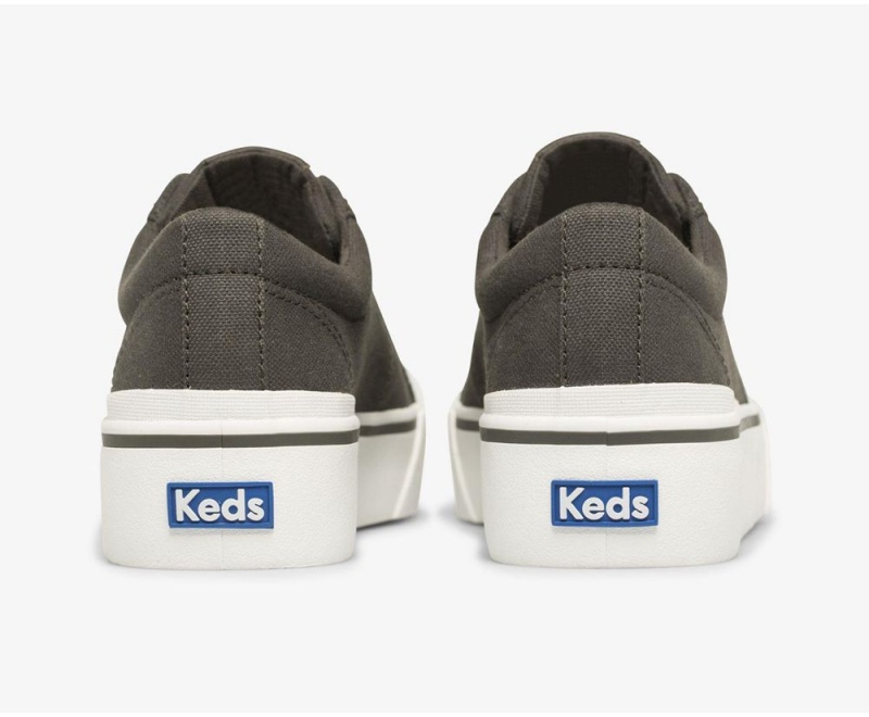 Keds x Organic Pamuklu Jump Kick Duo Kadın Spor Ayakkabı Siyah | SDM530871