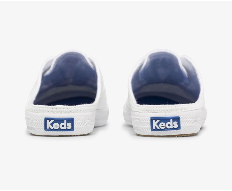 Keds x Organic Pamuklu Moxie Mule Kadın Mules Beyaz | AEX504821