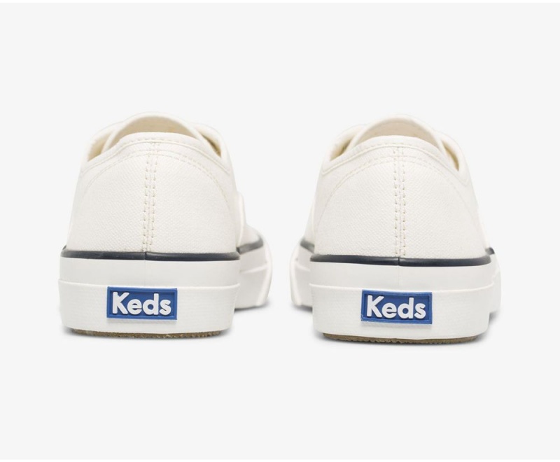 Keds x Organic Pamuklu Surfer Kadın Spor Ayakkabı Beyaz | QMO745306