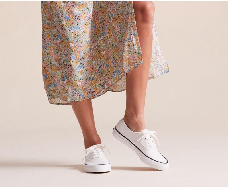 Keds x Organic Pamuklu Surfer Kadın Spor Ayakkabı Beyaz | QMO745306