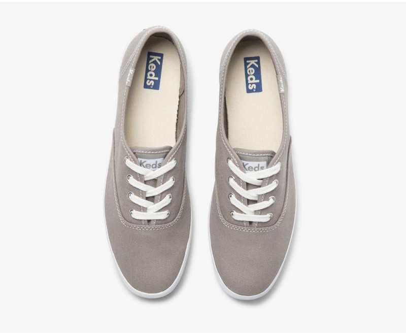 Keds x Organic Pamuklu Washable Champion Kadın Spor Ayakkabı Gri | GBN376852