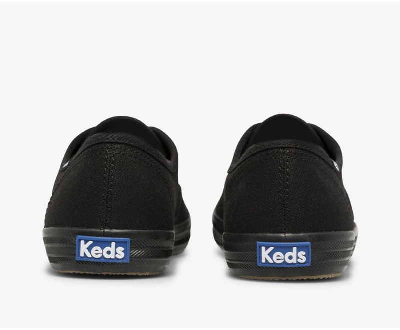 Keds x Organic Pamuklu Washable Champion Kadın Spor Ayakkabı Siyah | JKW627105