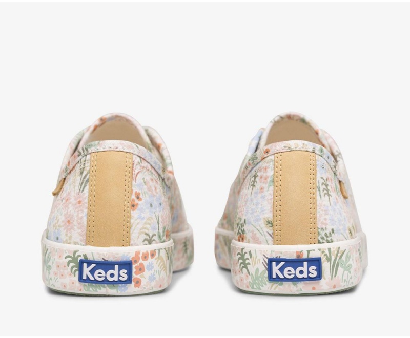 Keds x Rifle Paper Co. Kickstart Meadow Kadın Spor Ayakkabı Beyaz Renkli | KWB398652