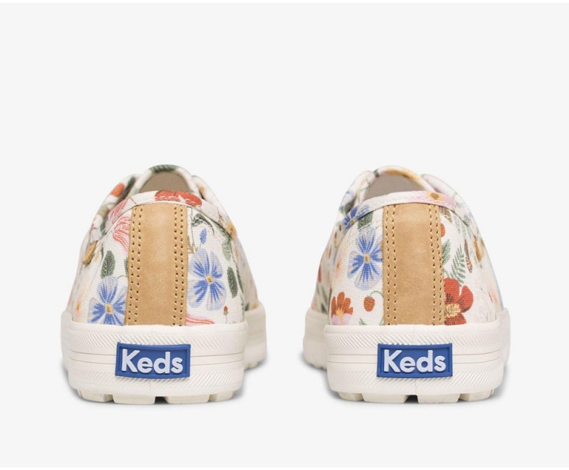 Keds x Rifle Paper Co. Kickstart TRX Strawberry Fields Kadın Spor Ayakkabı Beyaz Renkli | GPH269140